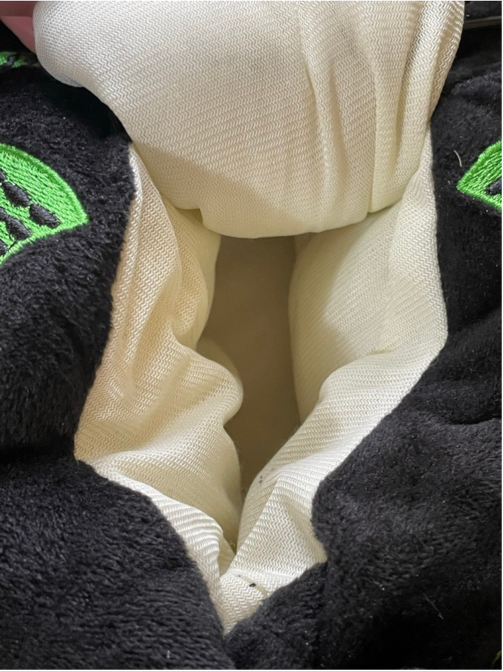 Unisex sneaker Slippers Black Green one size fits most - Picture 2 of 7